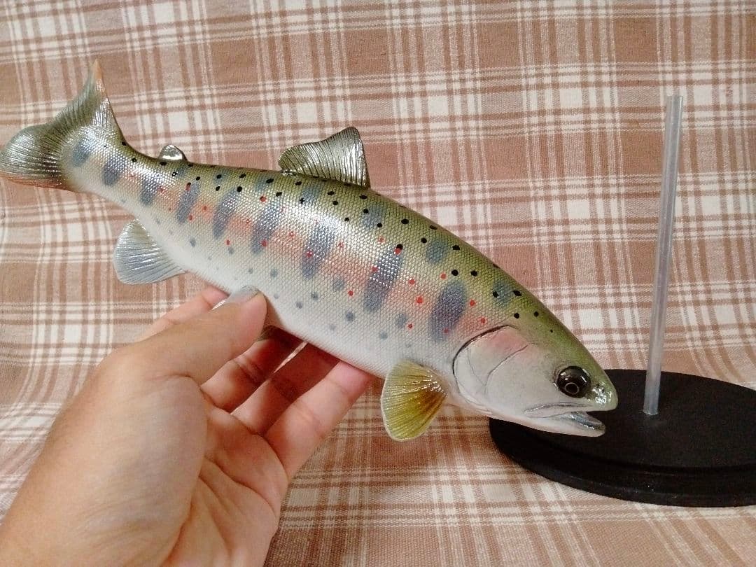 ハンドメイド　27cmアマゴ　フィギュア　レプリカ　魚　ルアー釣り