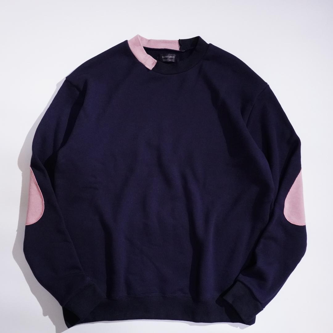 トップス / スウェット / リメイク / ネイビー / ラベンダー
