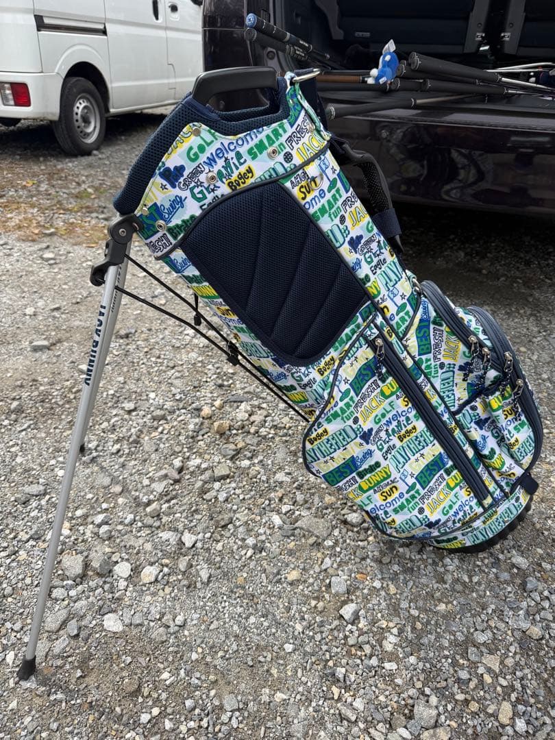 はるさん専用JACK BUNNY キャディバッグ スタンド カラフル派手