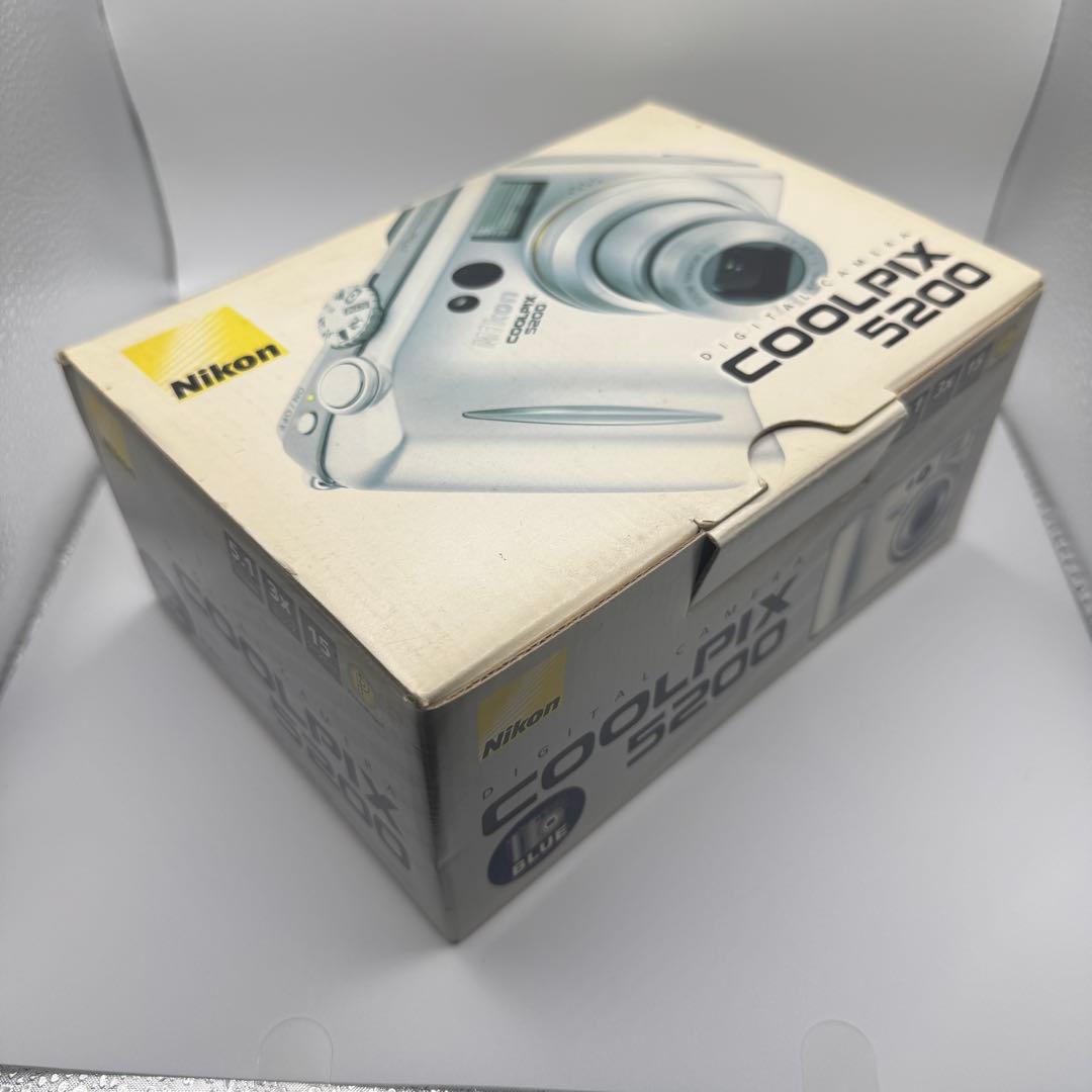 ★美品★ Nikon COOLPIX 5200 ブルー コンデジ ニコン 箱付