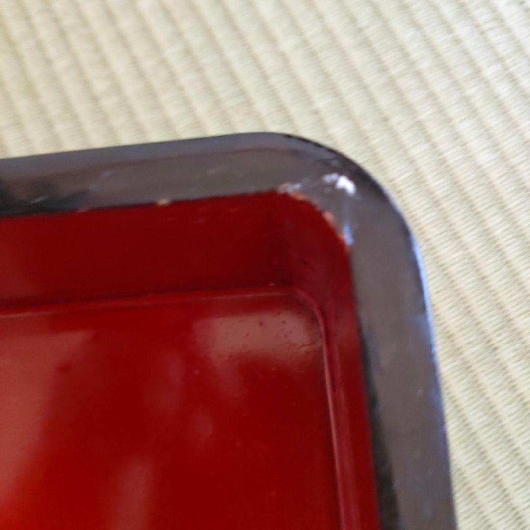 輪島塗　漆塗り重箱 4段　鳳凰柄の袱紗 風呂敷付き