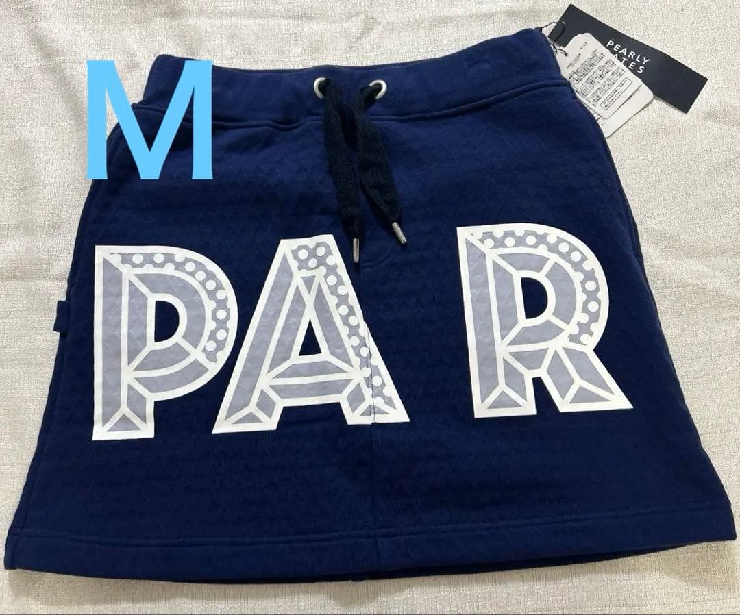 パーリーゲイツ ☆新品タグ付き☆レディース size１(Ｍ)ネイビー