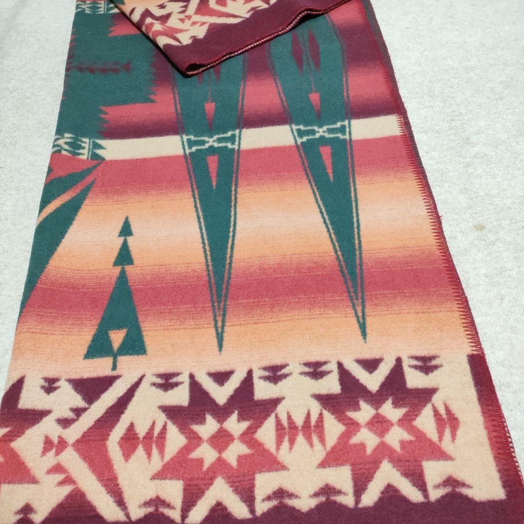 ラルフローレン アウトドアブランケット 140×200 ウール 100%