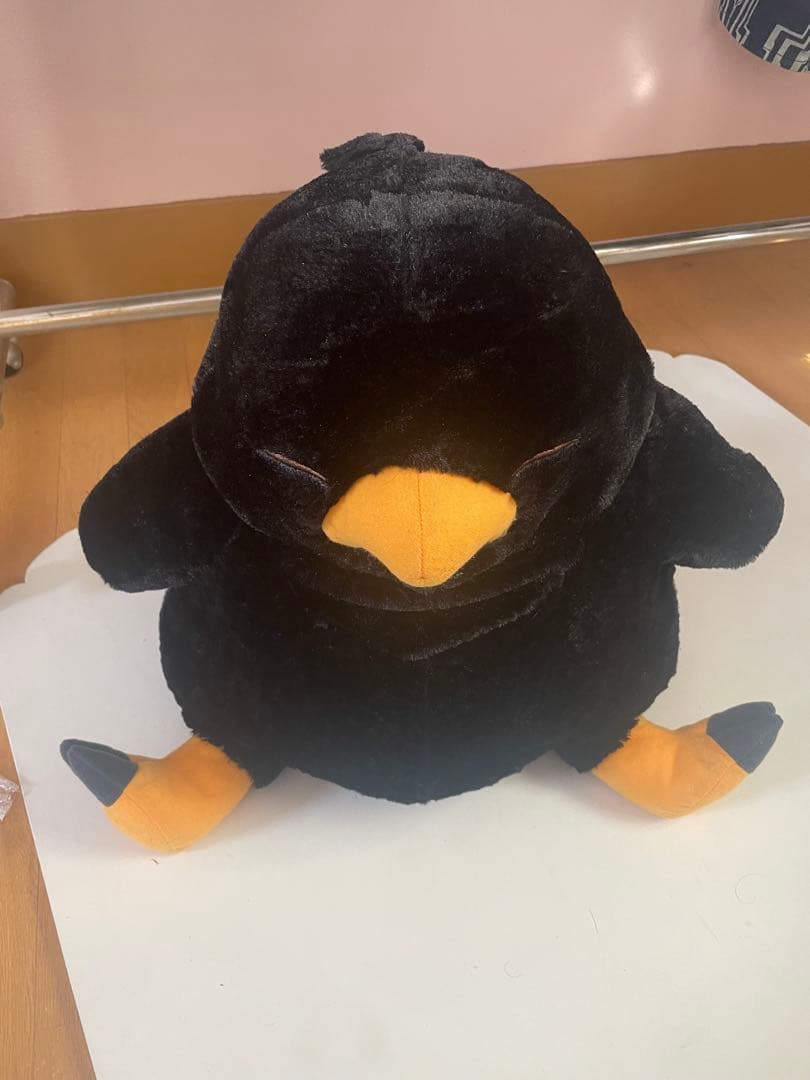 FF14推奨PC特典 でぶ黒チョコボ 特大ぬいぐるみ