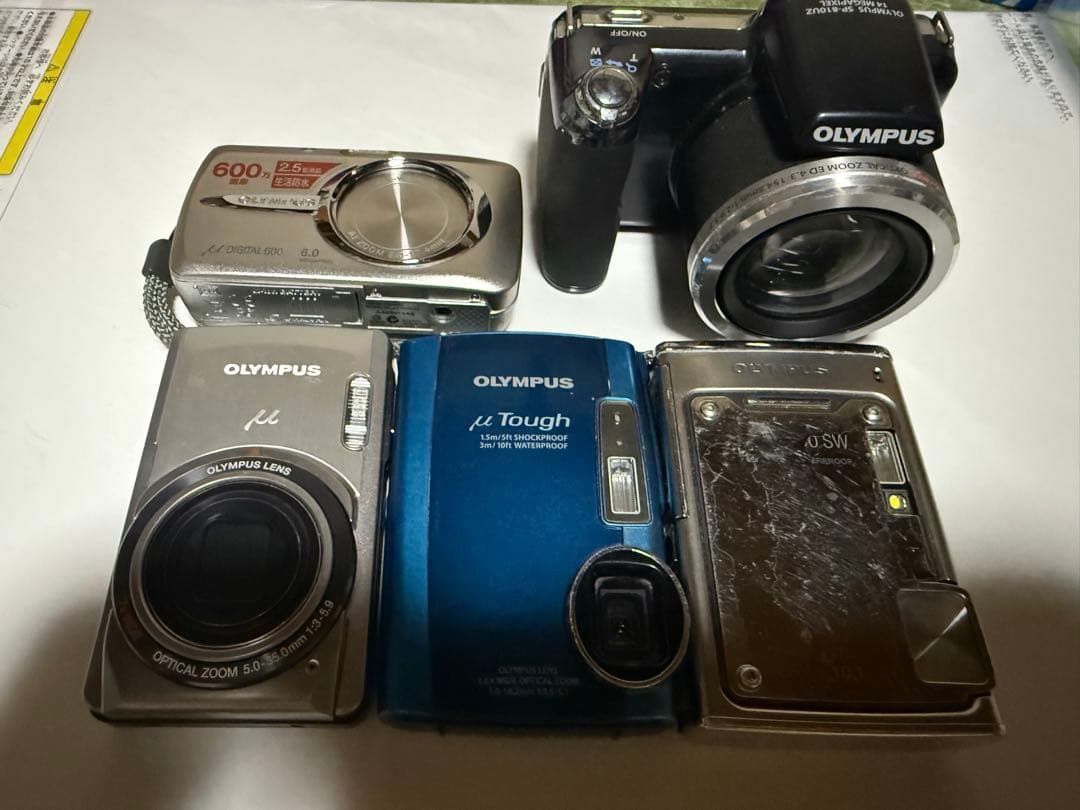 OLYMPUS デジタルカメラ 5個