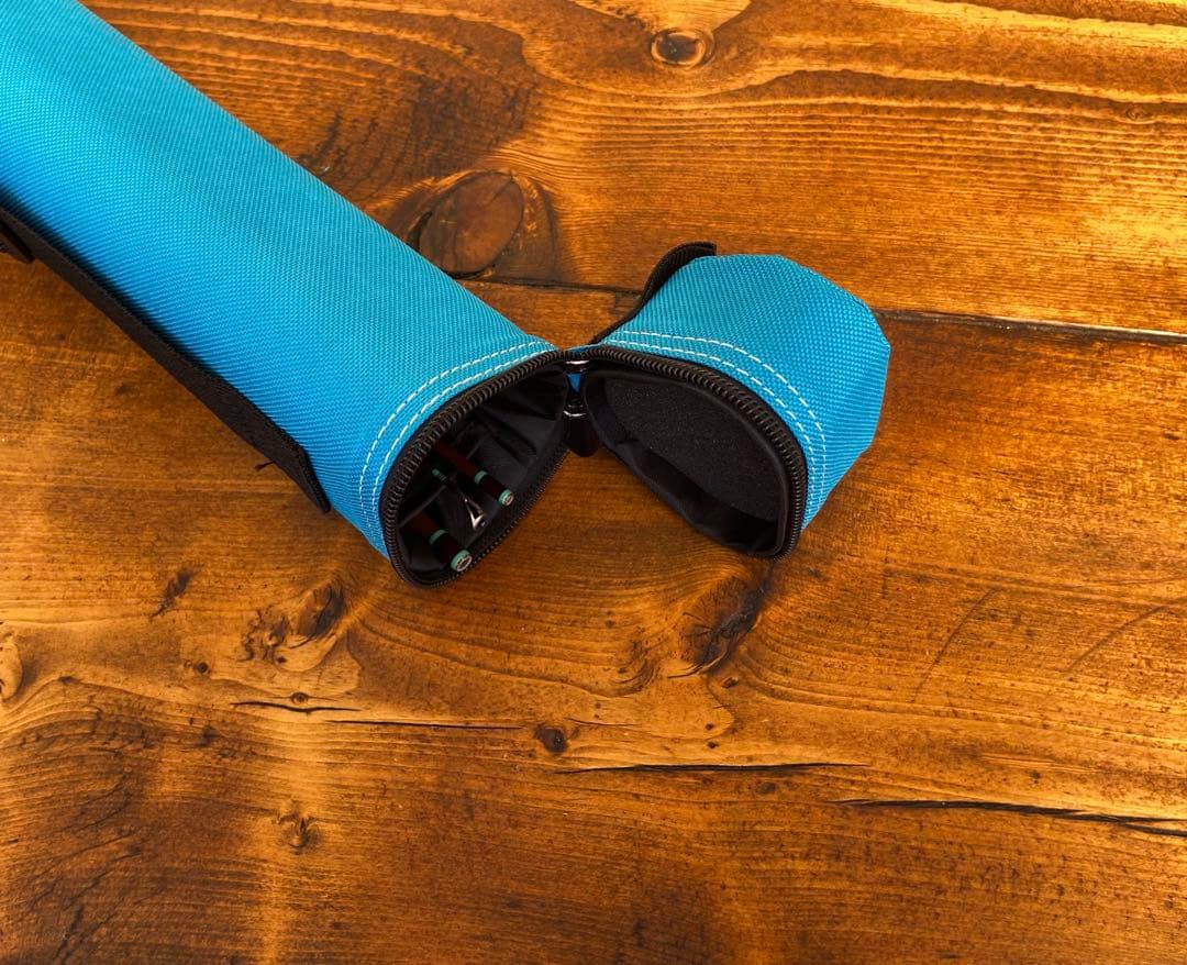 トラウトロッド　パックロッド　グラスロッド　クリアブラウン　FUJIガイド