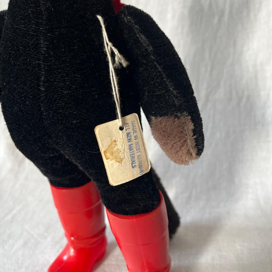 アンティーク　ドイツ　グリズリー社　黒ねこ