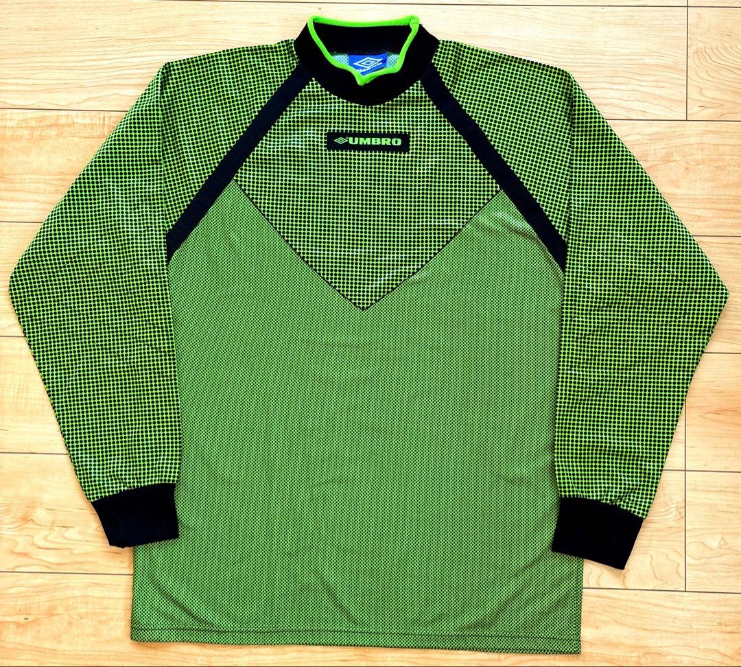 【希少】90s アンブロ ゴールキーパーシャツ イングランド製 デサント L相当