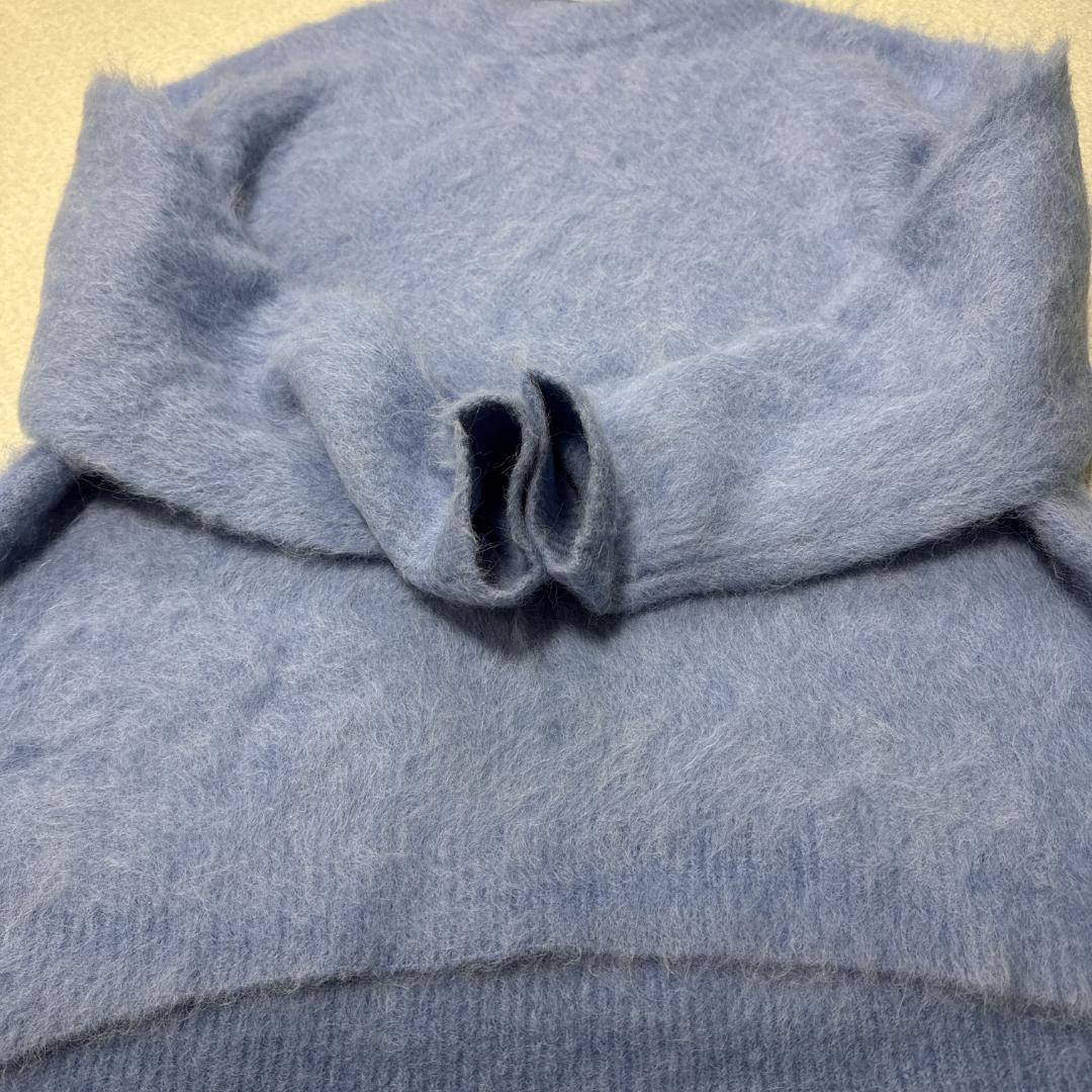 新品タグ⭐️シュテルンベルグ STERNBERG アルパカニット ブルー L