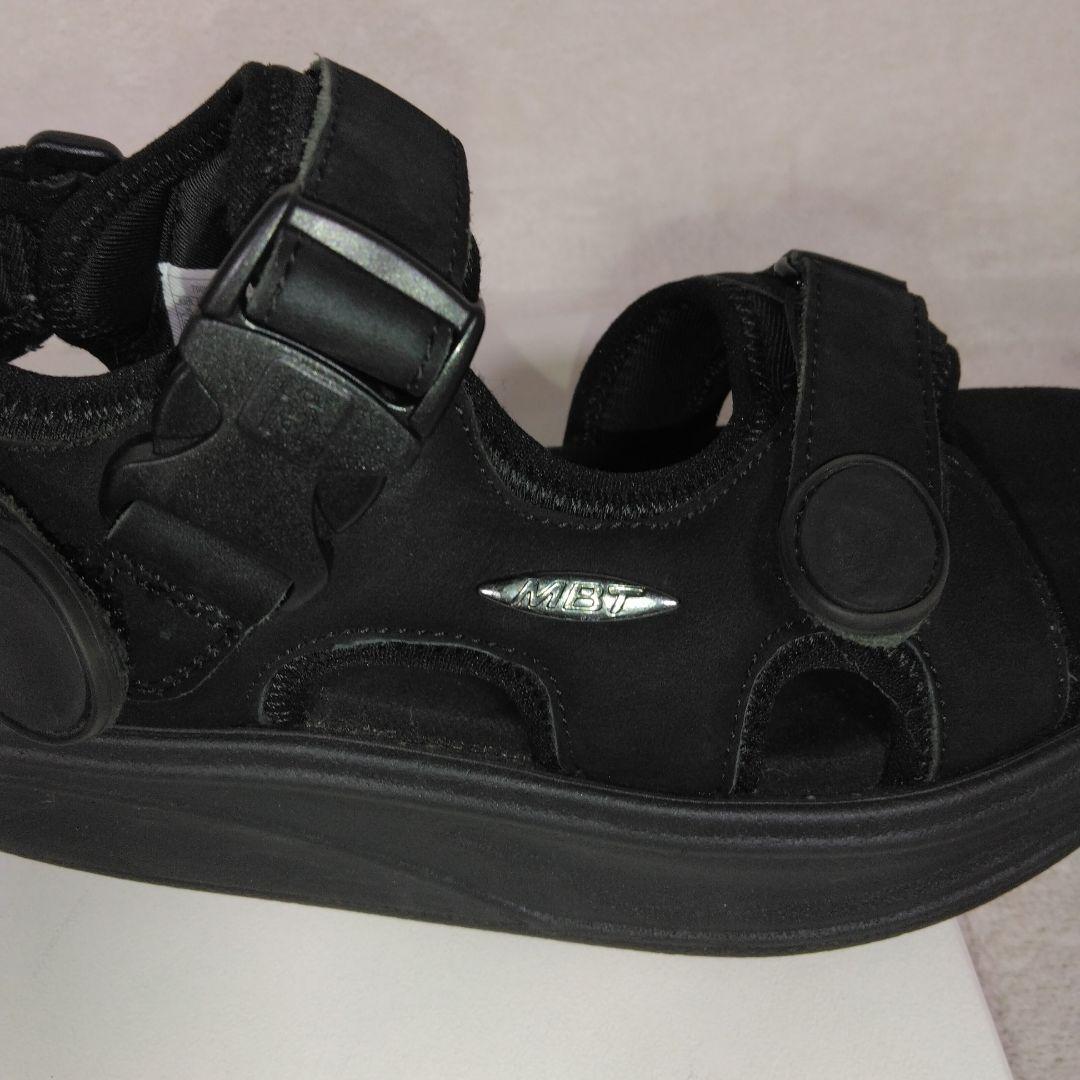 MBT KISUMU ブラック スポーツサンダル ベルクロ