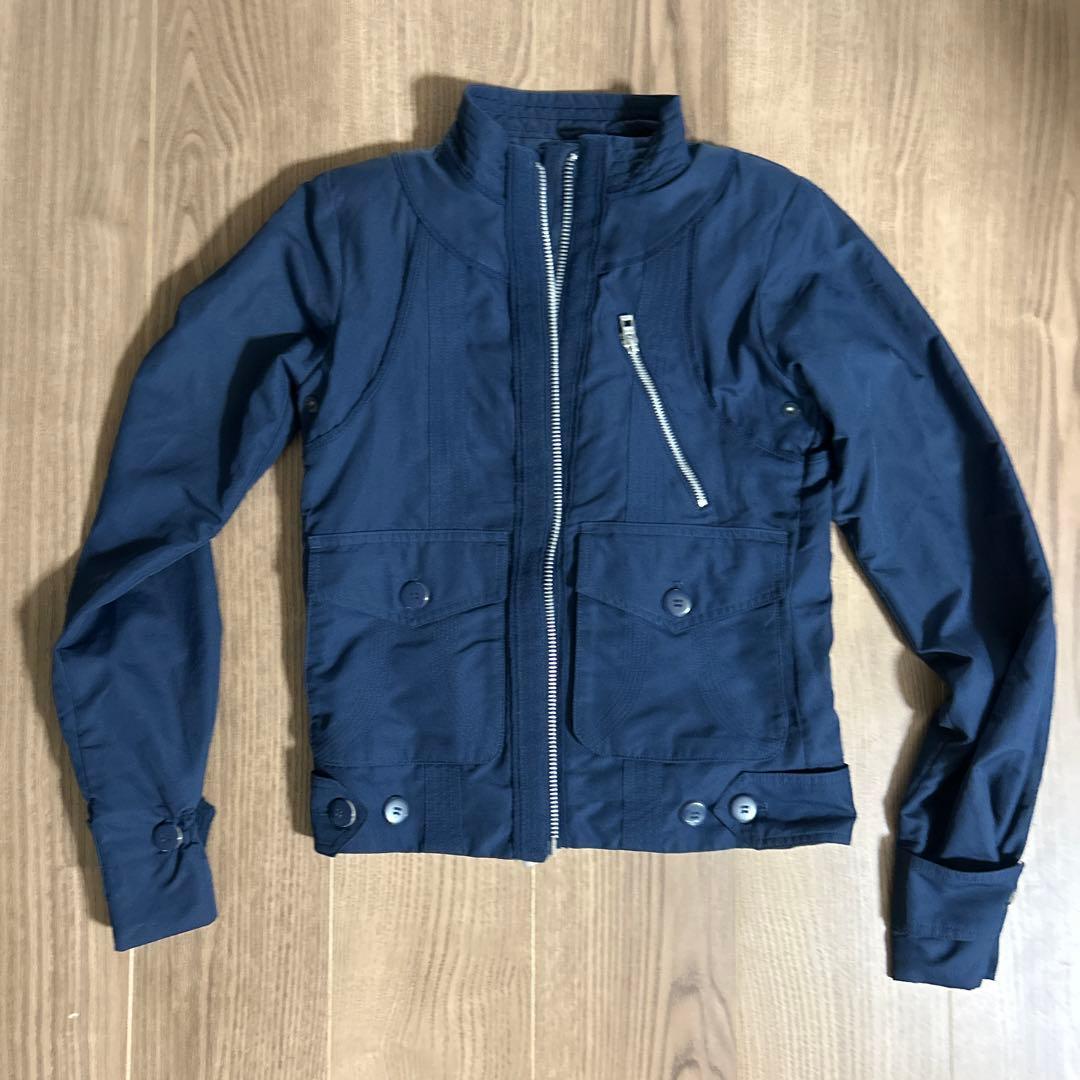 adidas by stella mccartney 紺色　ジャケット　　XS