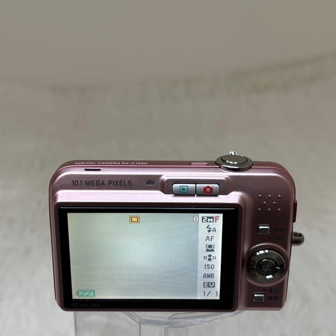 CASIO カメラ　EX-Z1080 充電器　説明書　ピンク コンデジ　可動品