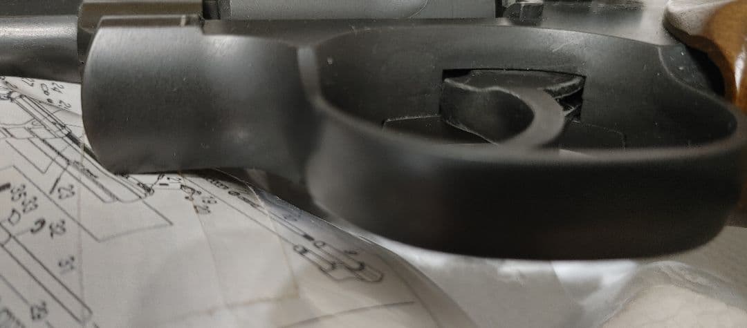 マルシンガスガン希少木製グリップオプション付き