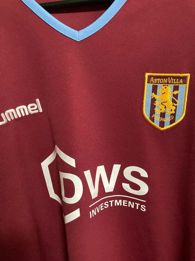 ヒュンメル　アストンビラ　長袖ユニホーム　US Lサイズ 未使用品