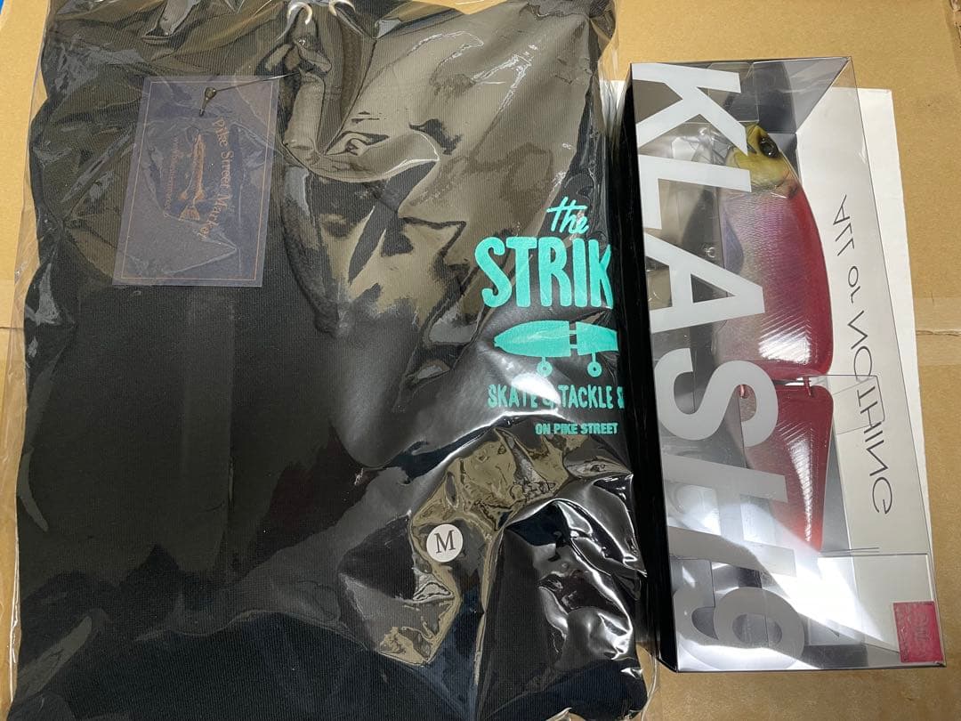 KLASH9 Low Kokanee Red &HOODIE 黒M パーカー