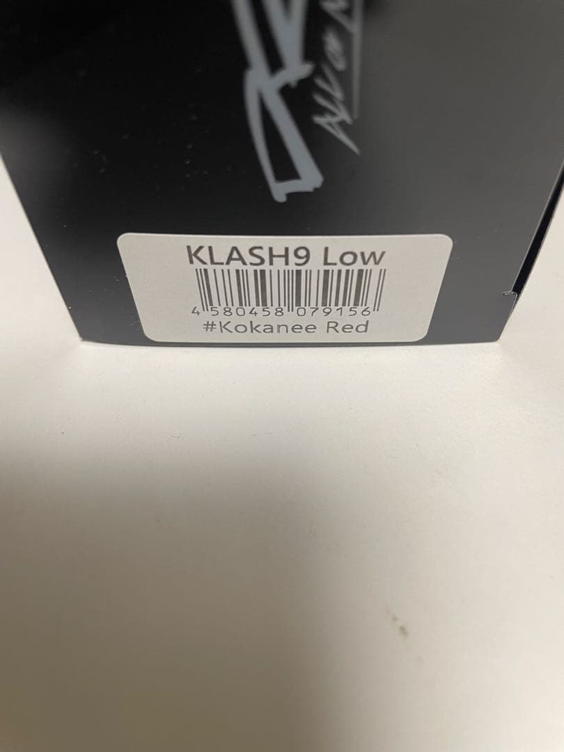 KLASH9 Low Kokanee Red &HOODIE 黒M パーカー