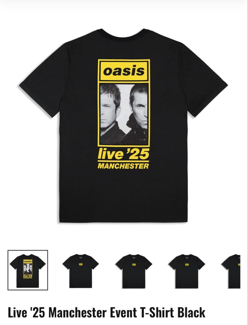 oasis Live '25 Manchester 公演限定　Lサイズ