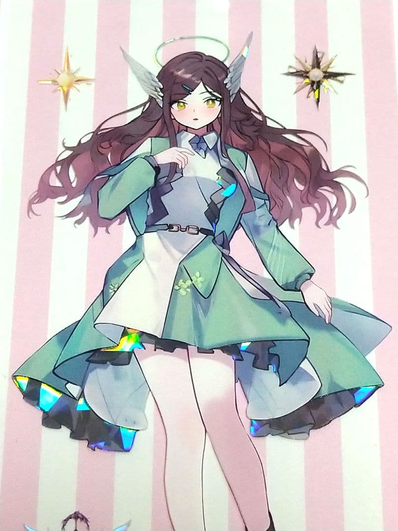 廃盤品✩J1053▶妖影幽姬(贝壳光)青玉白切り売り海外人物女の子AIマステ