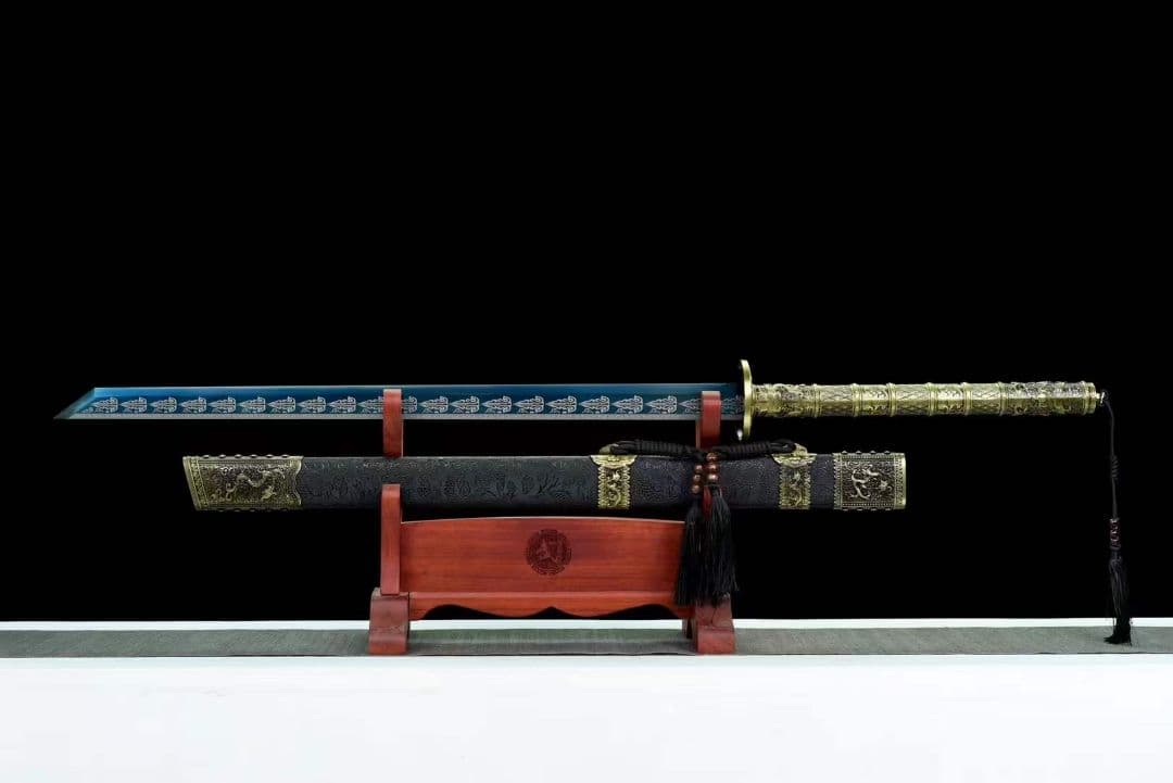 『青龍康熙刀』古兵器   武具　刀装具　日本刀　模造刀   居合刀