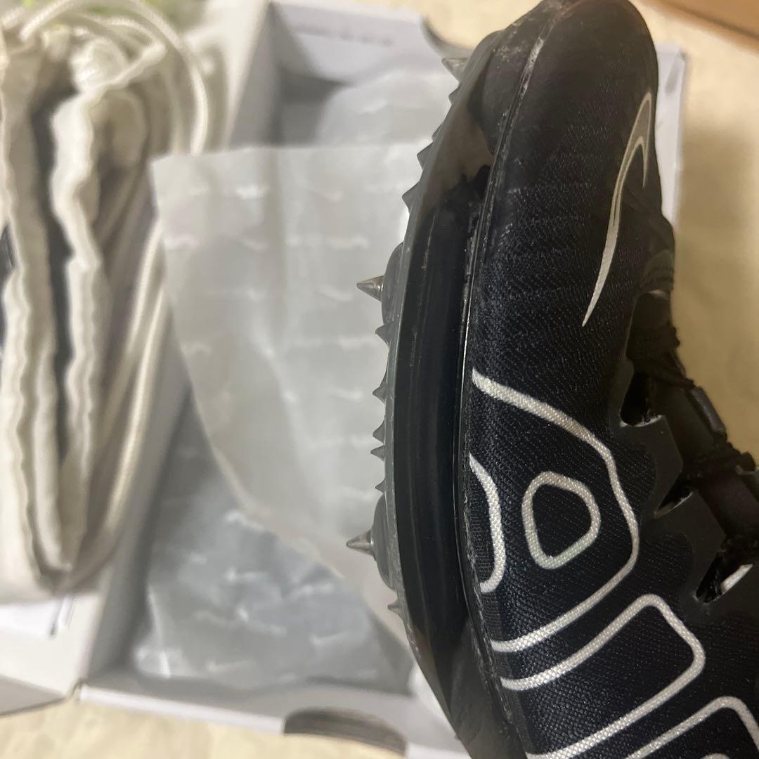 Nike モアアップテンポ　スパイク　黒