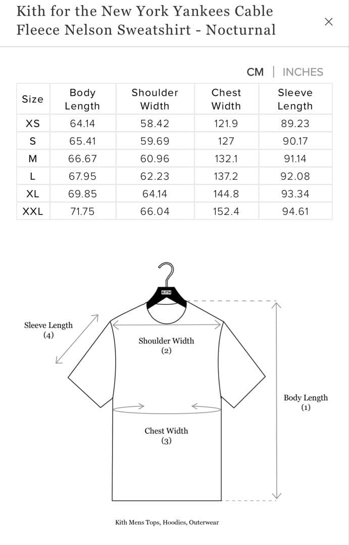 トップス Kith Cable Fleece Nelson Sweatshirt