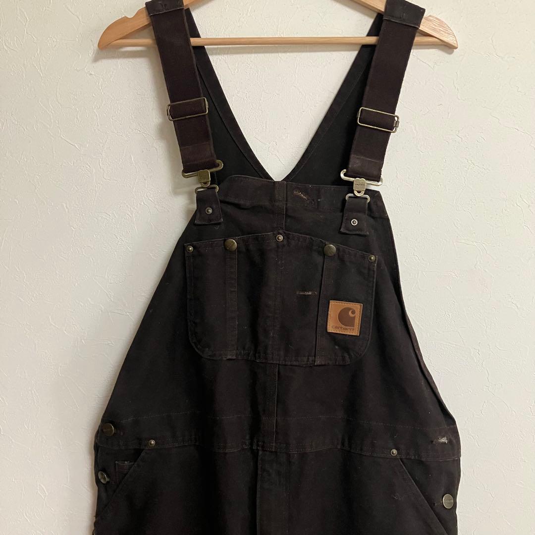 Carhartt 40×32 カーハートダブルニー　オーバーオール