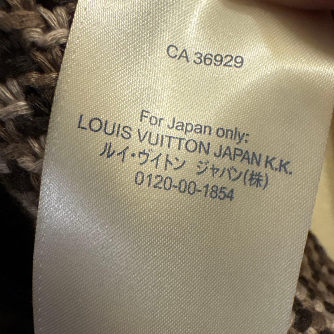 LVメンズ ニット ジャンパー ボタンコットンブレンドブルゾン 新品未使用