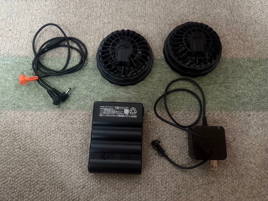 空調服 バートル 2023ファン 2024バッテリーセット 【中古】