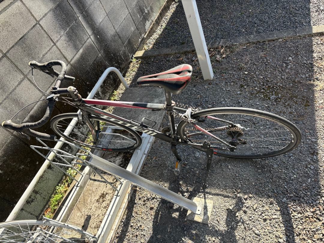 ロードバイク　totem ホイールとギヤ周り購入時から変更