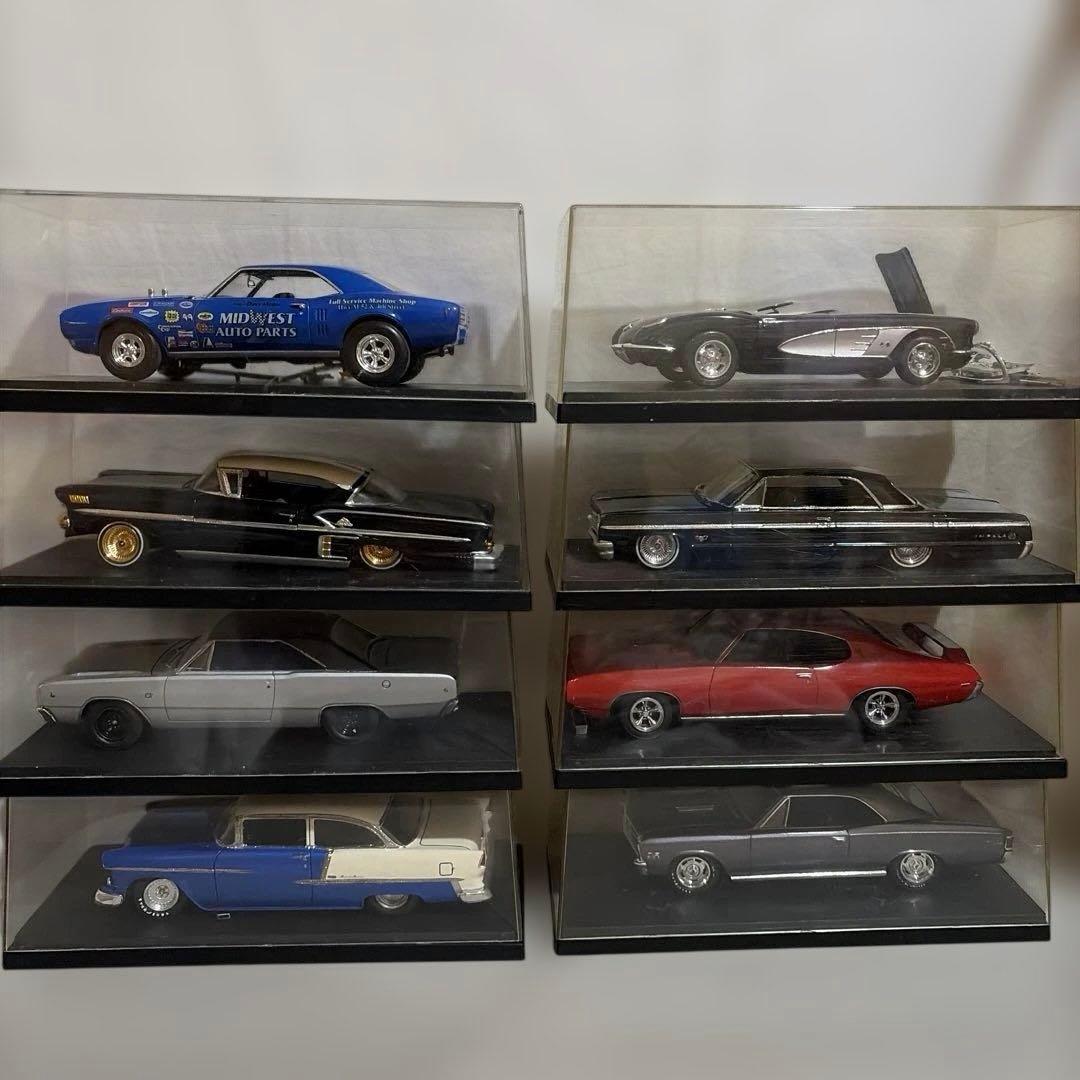 自動車 プラモデル 完成品 ケース付き まとめ売り ジャンク 難あり