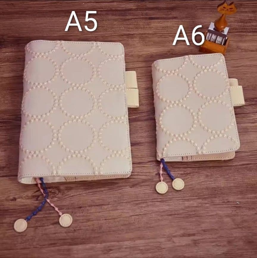 【新作】A5 　桜ピンク　ベージュピンク　タンバリン　手帳カバー　ミナペルホネン