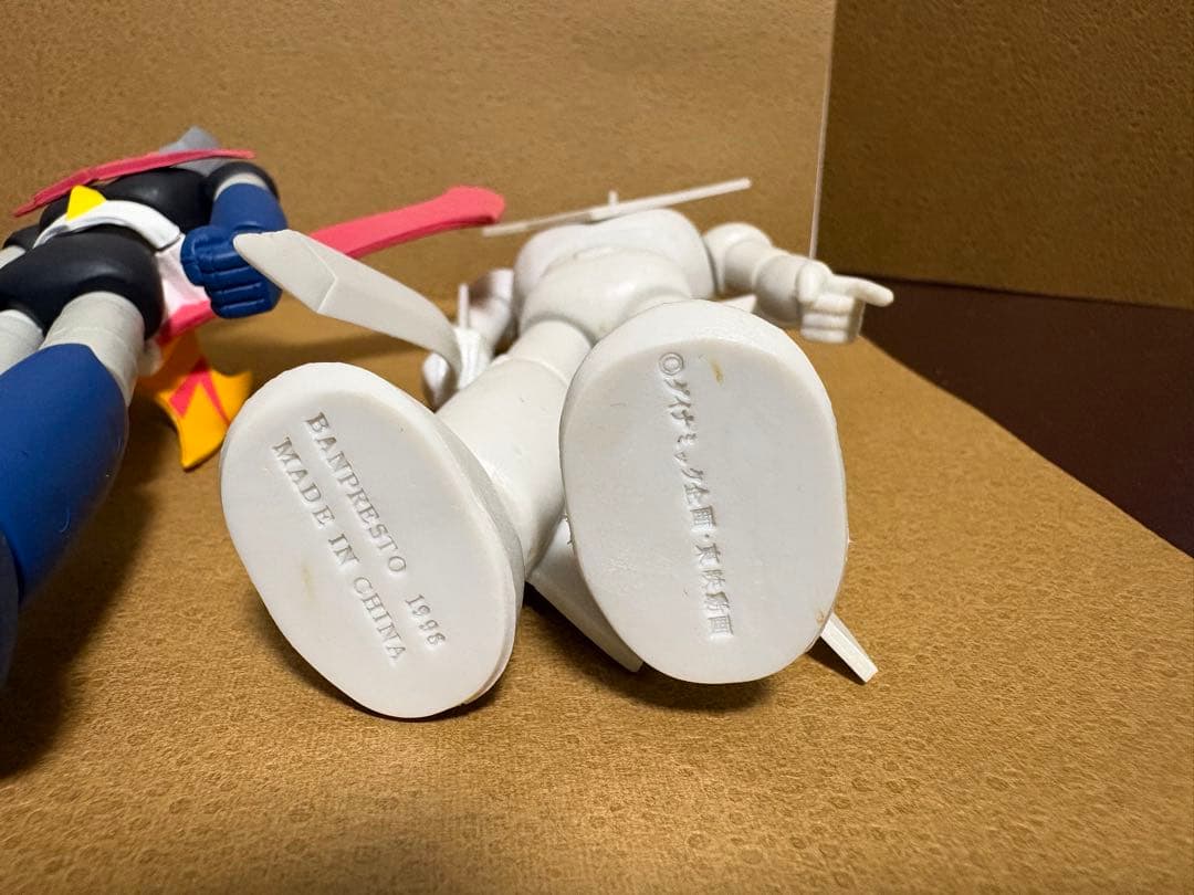 【当時物】激レア グレートマジンガー 未塗装白原型＆彩色済みソフビ 3体セット