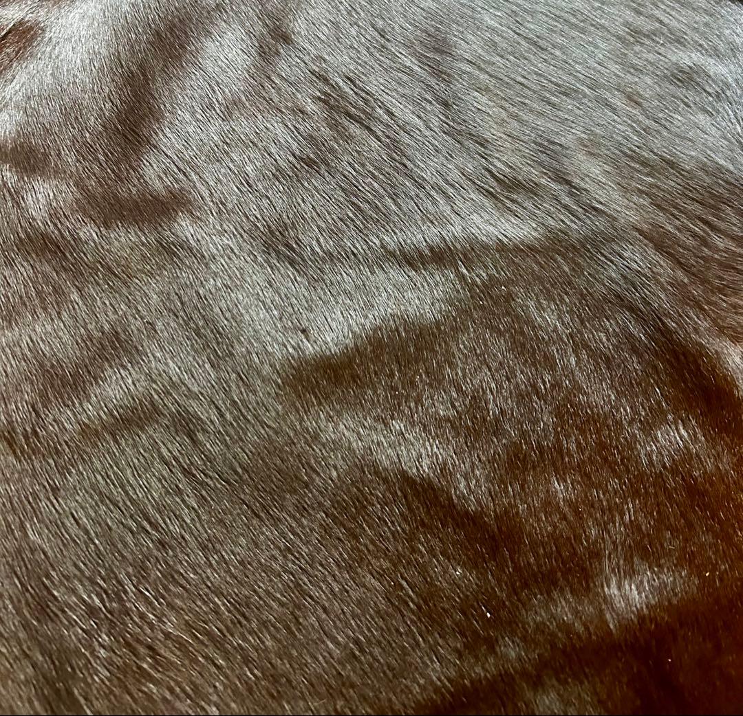 値下げ‼️希少カラー　カウラグ　ハラコ　ラグ