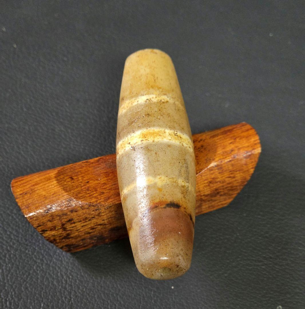 794天珠　三線天珠　西蔵線天珠　ヒマラヤアゲート　dzibeads　！