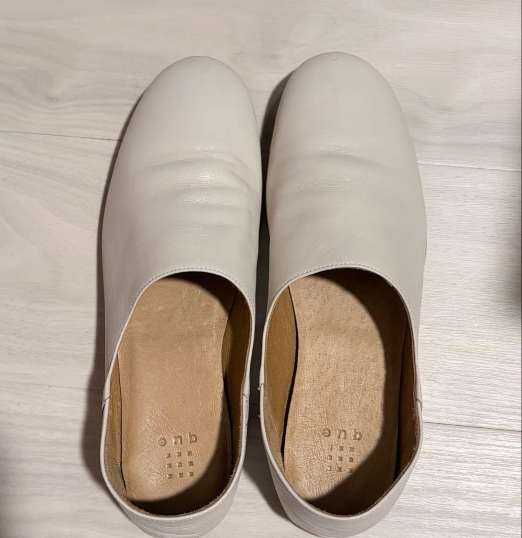 que shoes plain 革靴 プレーン ホワイト