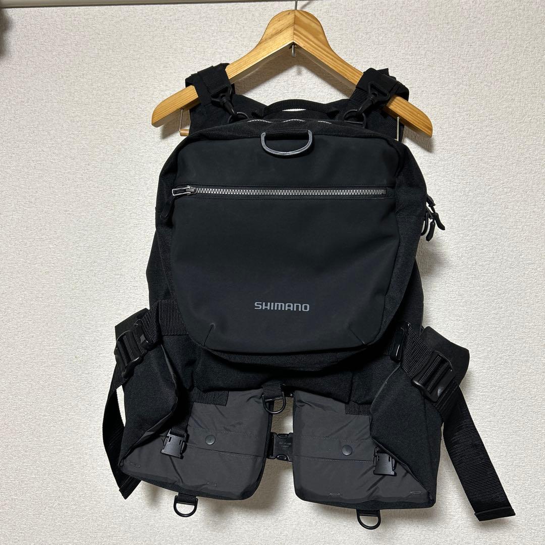 メ*7様 SHIMANO フィッシングベスト ライフジャケット　ブラック