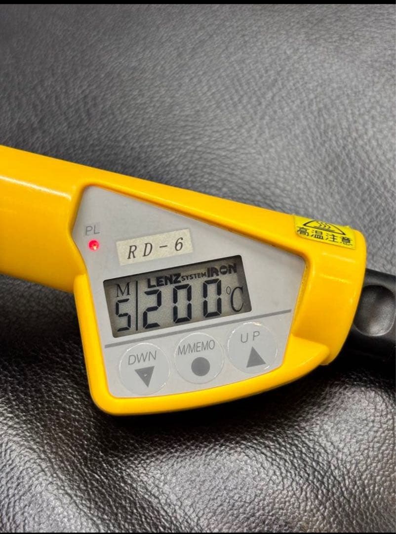 超美品　LENZ 【 RD-6】レンツアイロン元巻き丸6㎜ 理容アイロン
