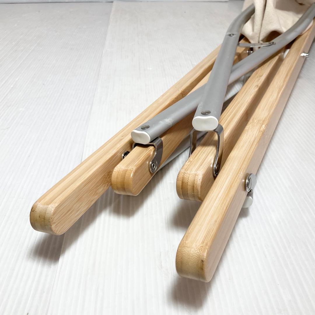 極美品  peak take! チェアロング アウトドアチェア 折り畳み