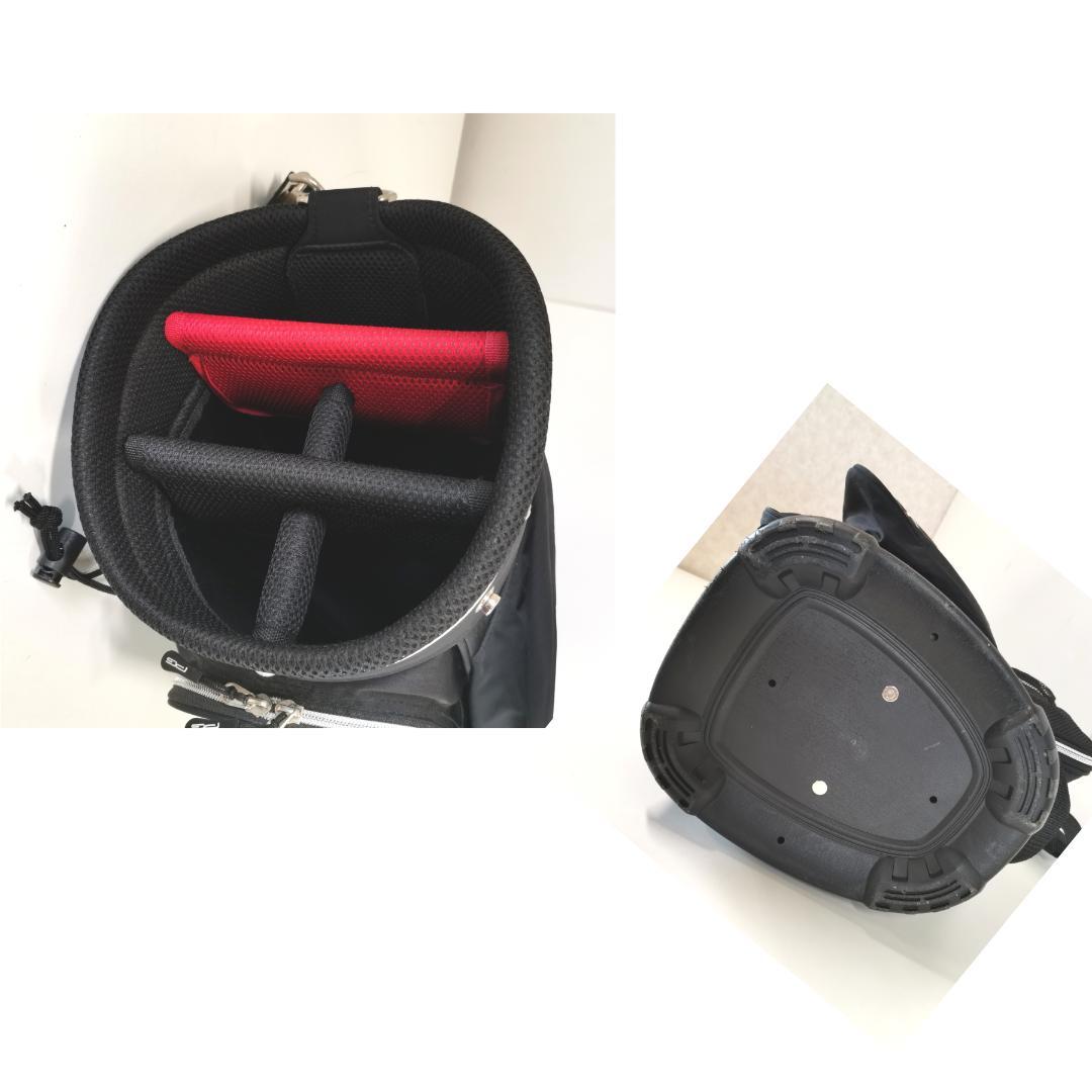 【軽量】PERFORMANCE GEAR キャディバッグ ブラック 男女兼用