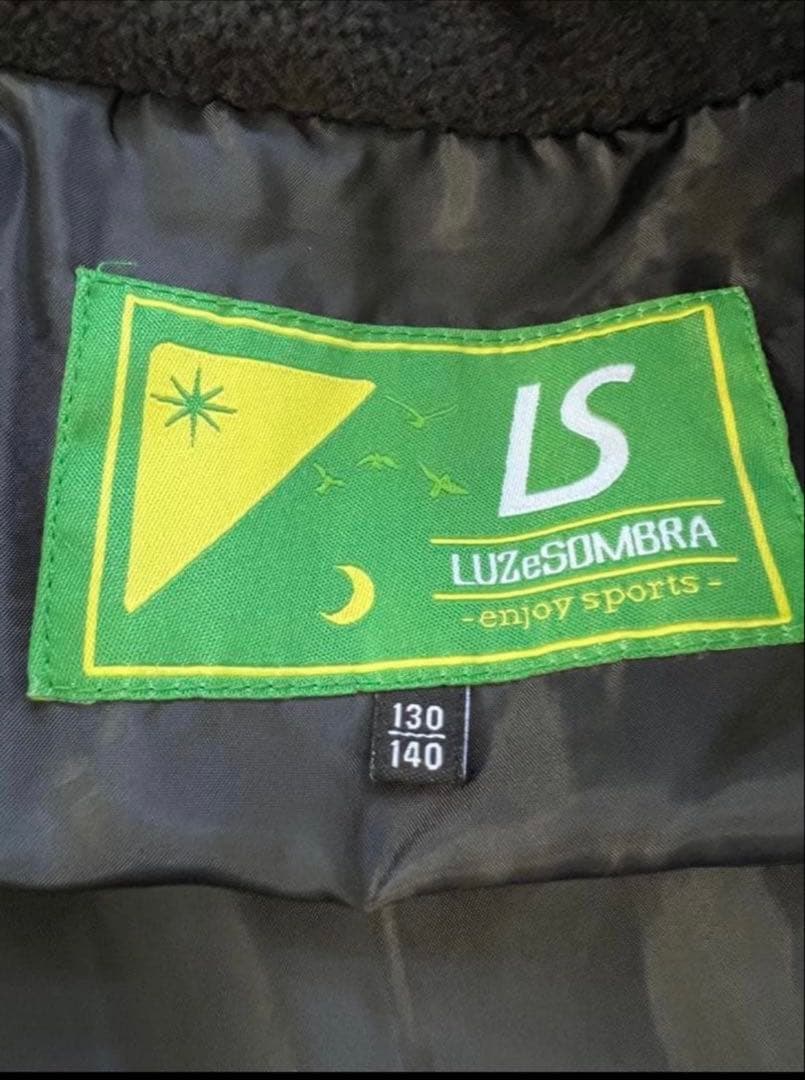 ルースイソンブラ ベンチコート サッカー フットサル 130 140 黒