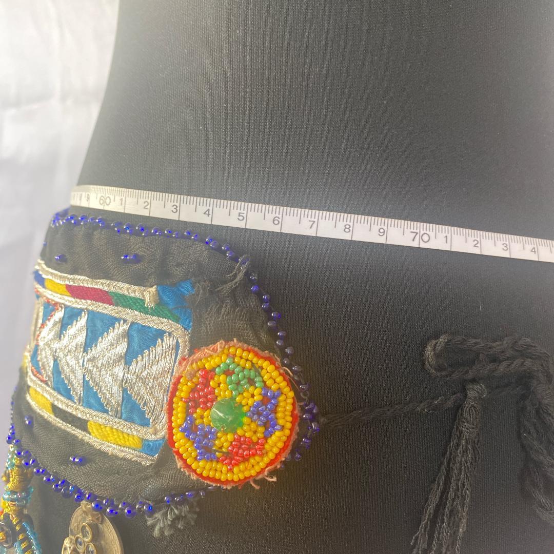 【一点もの】FCBDスタイル アフガンベルト 　ミラーワーク　クチ族