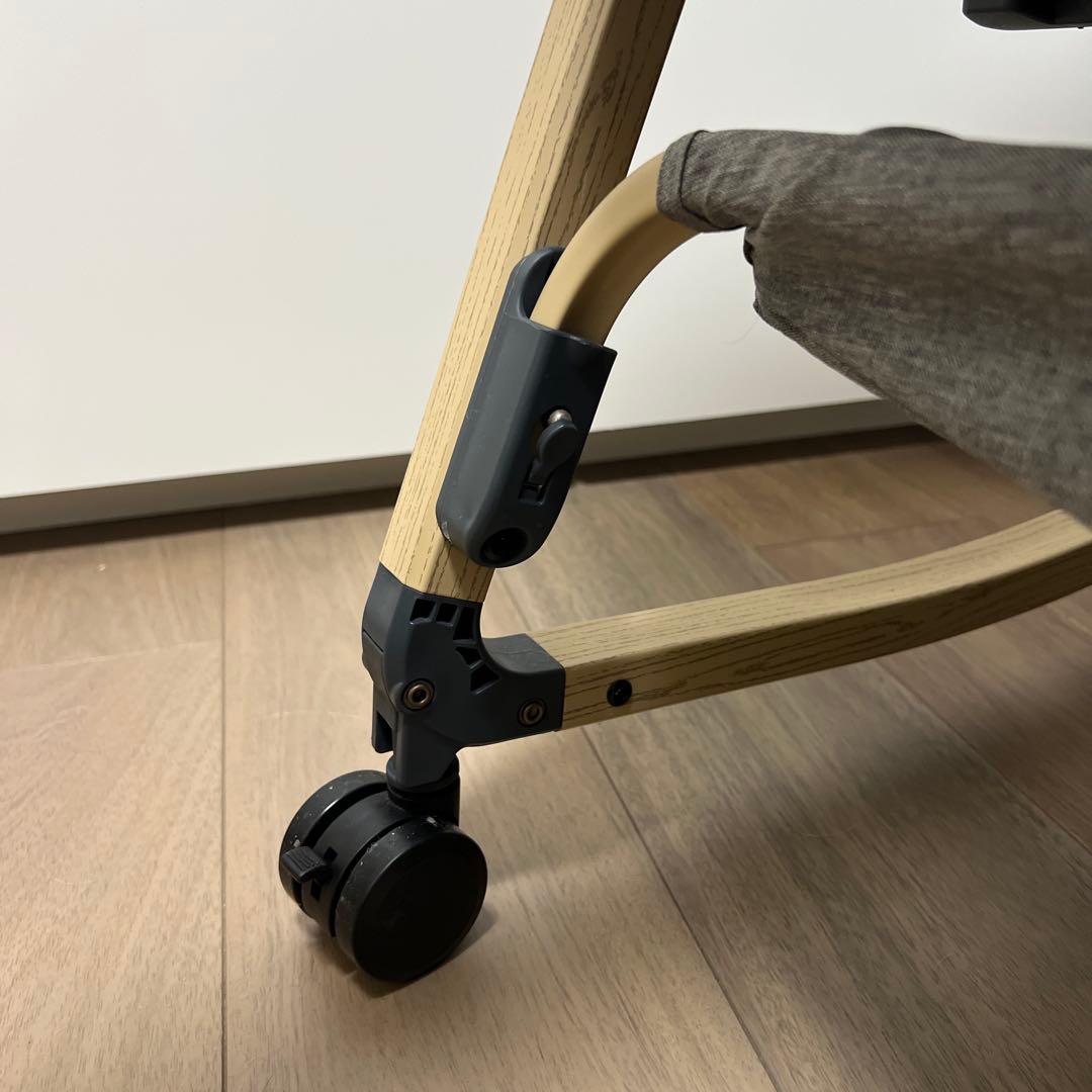 HZDMJ コンパクトベビーベッド グレー②