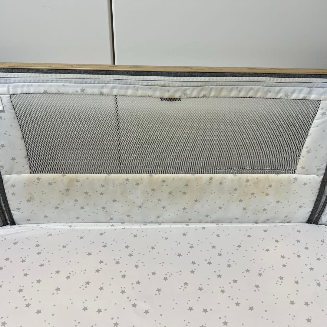 HZDMJ コンパクトベビーベッド グレー②