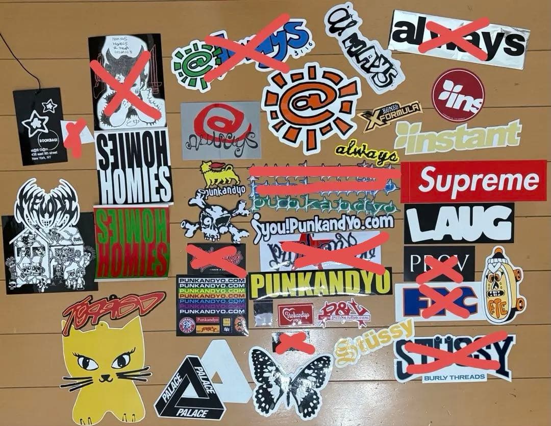 ec melodi punkandyo always supreme ステッカー