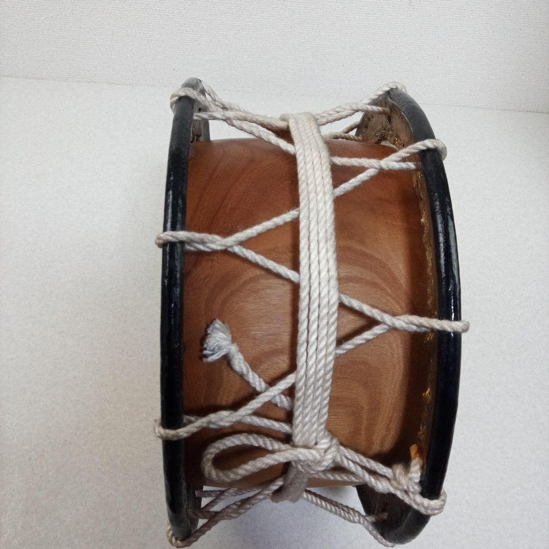 けやき 刳り貫き 締太鼓 台付　*AR17