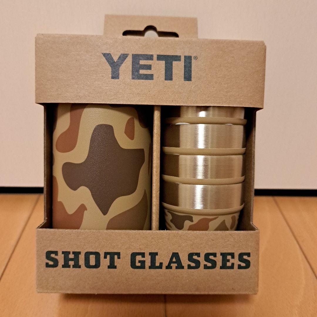 新品 YETI SHOT GLASSES 4個セット カモフラージュ 迷彩