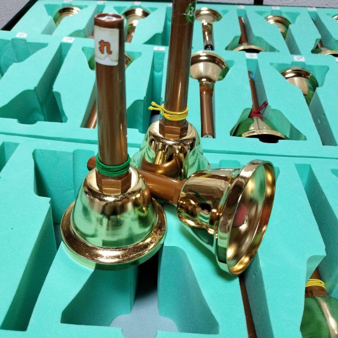 ZEN-ON ハンドベル 27個セットゴールドケース付　値下げしました