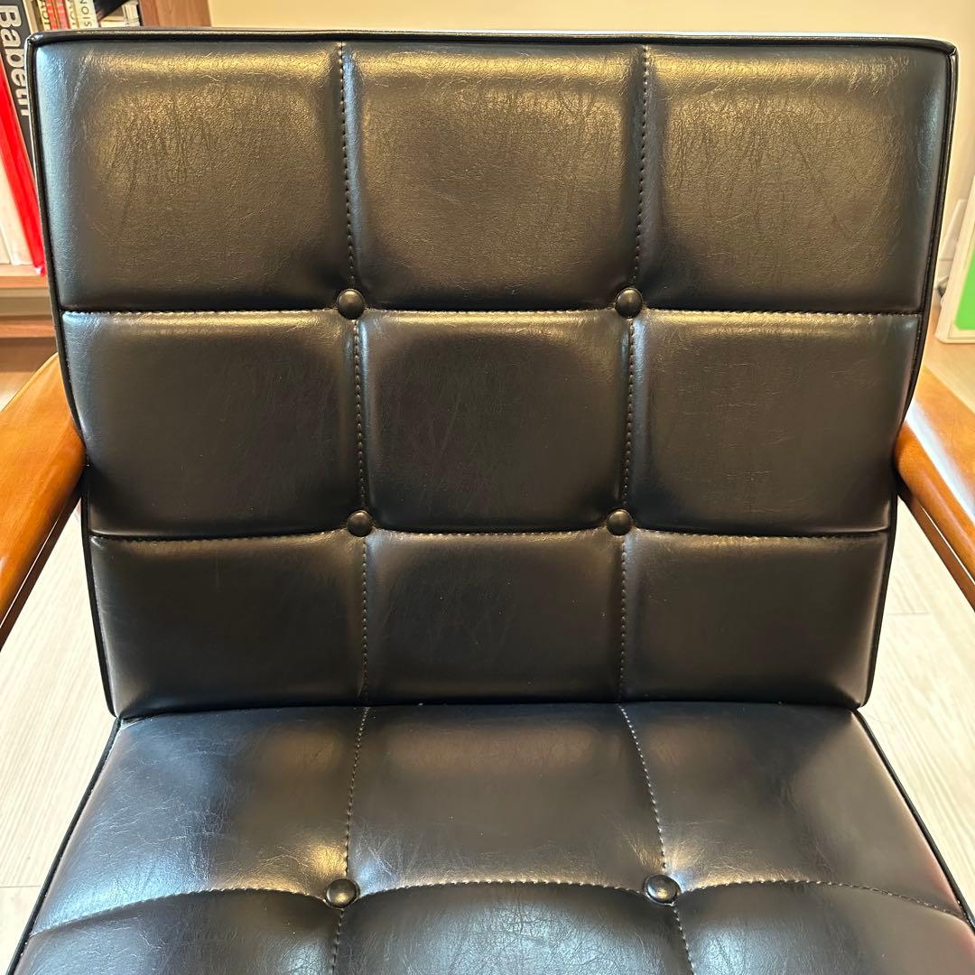 カリモク60 Kチェア 1シーター　スタンダードブラック【美品】