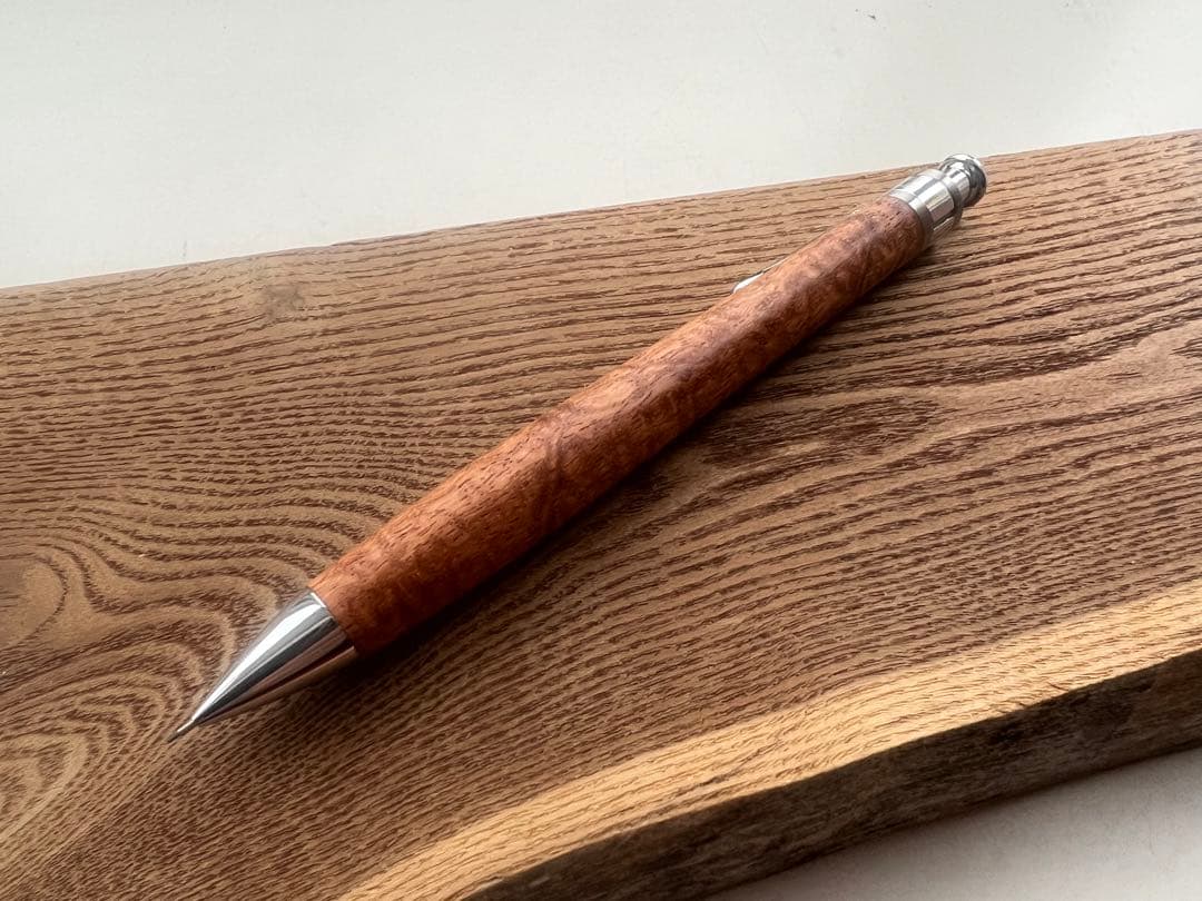 【新品・未使用】工房楔　極上杢　アフゼリア ライ シャープペンシル