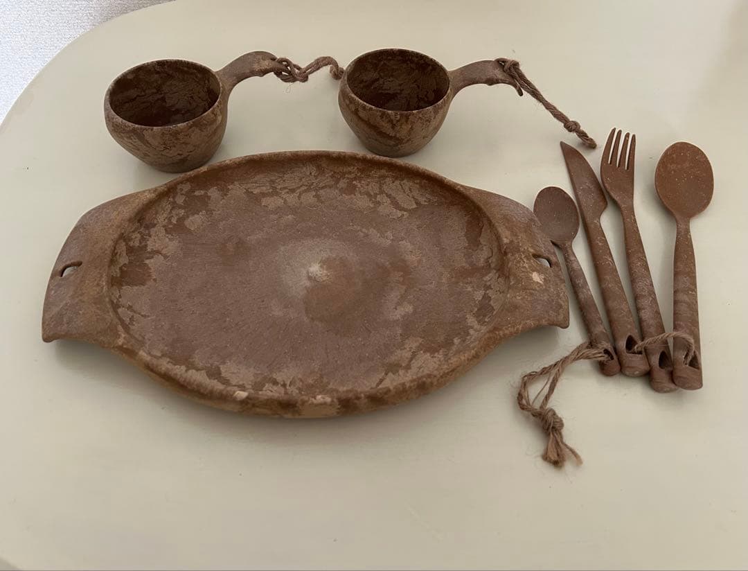 値下げmont-bell クピルカ（皿・カトラリー・コップ２個）